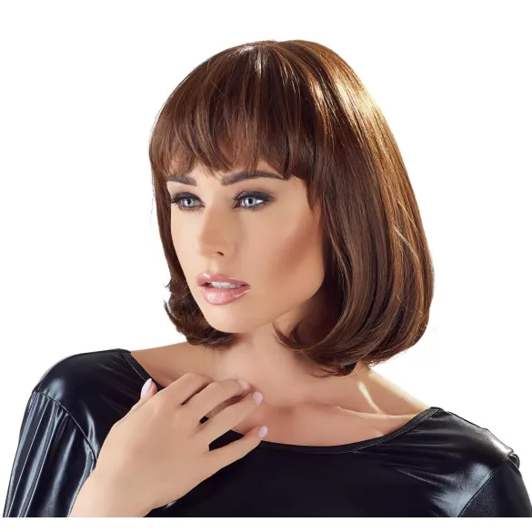 Cottelli - sieviešu vidēja garuma boba parūka brūna