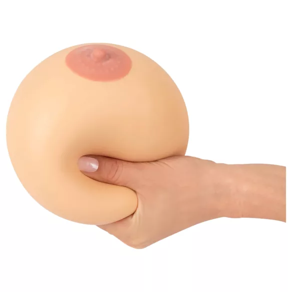 Stresszlabda XXL - krūšu forma naturāls