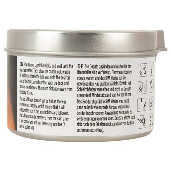 BDSM parafīna ķermeņa svece augstai temperatūrai 100ml