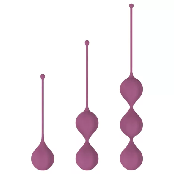 Cotoxo Belle - geišas bumbiņu komplekts 3 gab. violets