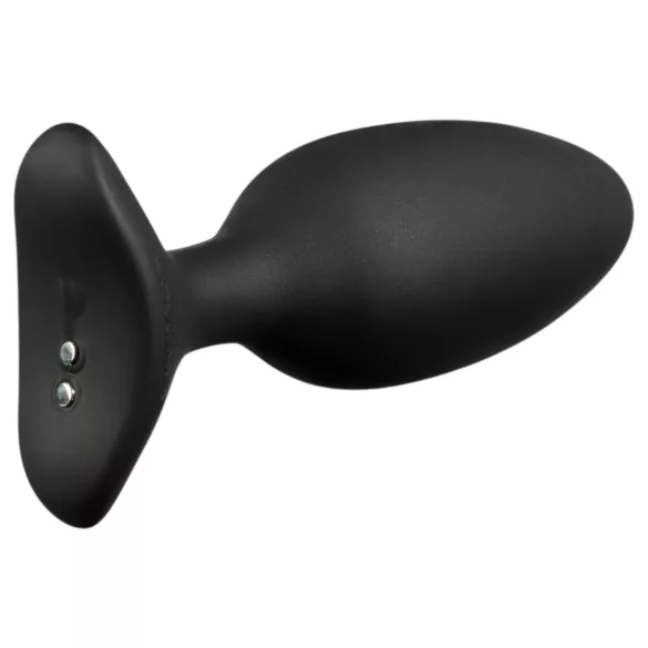 Lovense Hush 2 S - lietotnes vadāms anālais vibrators (38 mm, melns)