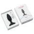 Lovense Hush 2 S - lietotnes vadāms anālais vibrators (38 mm, melns)