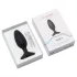 Lovense Hush 2 M - Lietotnes vadāms anālais vibrators (45 mm, melns)