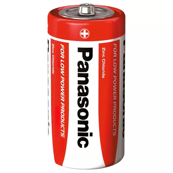 Panasonic C tipa baterijas R14 ilgnoturīgas 2 gab