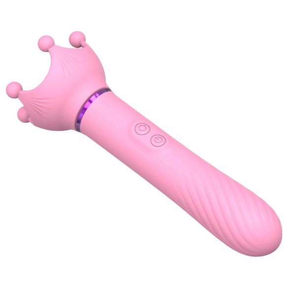 Sunfo - 2 vienā krūšu vibratoru komplekts (rozā)
