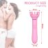 Sunfo - 2 vienā krūšu vibratoru komplekts (rozā)