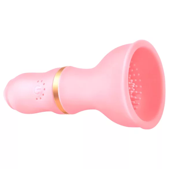 Sunfo - akumulatora krūšu vibrators rozā