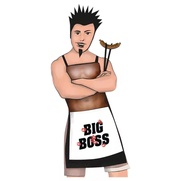 CHEFCOCK - priekšauts ar jautru dizainu BIG BOSS