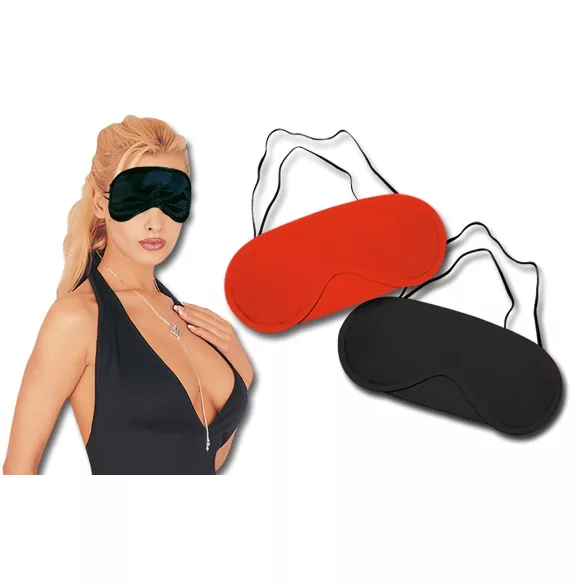 Acu maskas komplekts - melns - 2 daļas