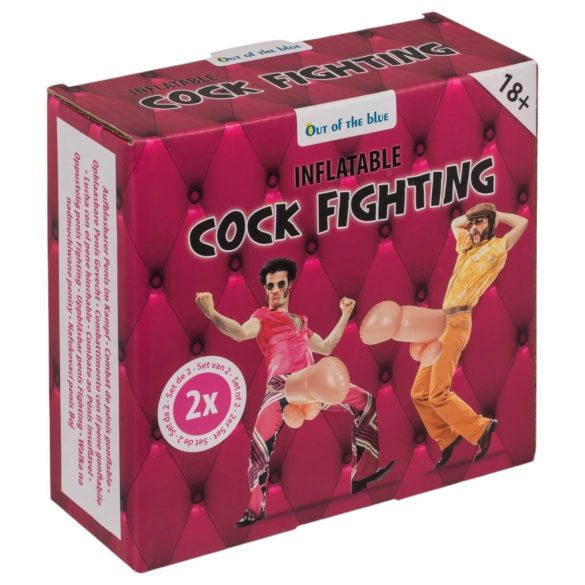 Cock Fighting - felfūjams piesprādzējams dildo naturāls