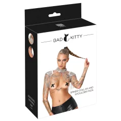 Bad Kitty - plecu rotājums ar ķēdēm (sudrabs)