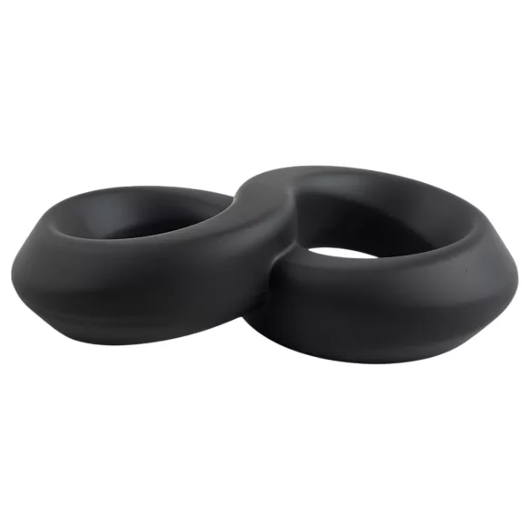 Pulselock Taur - dubult dzimumlocekļa un sēklinieku gredzens (melns) - 20 mm