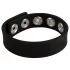 Pulselock Forge - regulējams silikona dzimumlocekļa gredzens ar spiedpogu (melns) - 228 mm