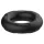 Pulselock Cirkl - silikona dzimumlocekļa gredzens (melns) - 18 mm
