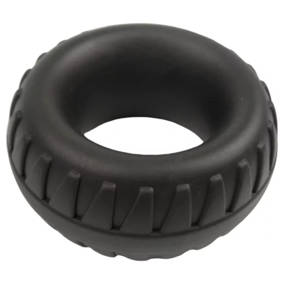 Pulselock Oak - īpaši bieza silikona dzimumlocekļa gredzens (melns) - 40 mm