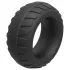 Pulselock Oak - īpaši bieza silikona dzimumlocekļa gredzens (melns) - 40 mm