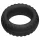 Pulselock Forge - riepas raksta silikona dzimumlocekļa gredzens (melns) - 30 mm