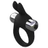 Pulselock Vantr - vibrējošais truša dzimumlocekļa gredzens (melns) - 30 mm