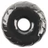 Pulselock Forge - ritenīša raksta TPE dzimumlocekļa gredzens (melns) - 19 mm