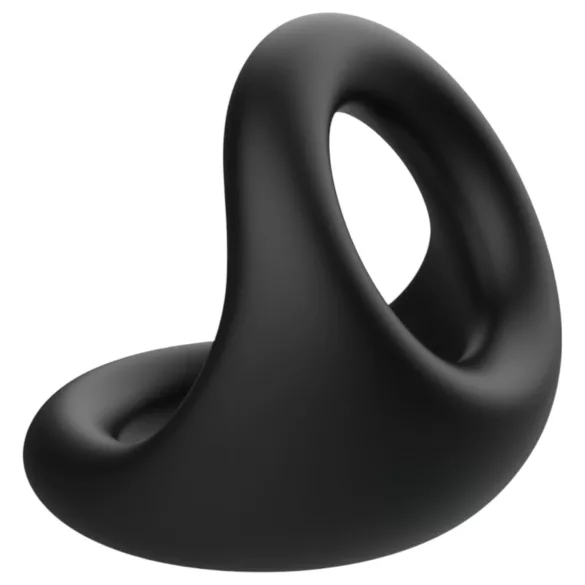 Pulselock Taur - konturēts dzimumlocekļa un sēklinieku gredzens (melns)