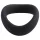 Pulselock Cocktura - vītots silikona dzimumlocekļa gredzens (melns) - 47,5 mm