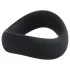Pulselock Cocktura - vītots silikona dzimumlocekļa gredzens (melns) - 47,5 mm