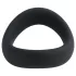 Pulselock Cocktura - vītots silikona dzimumlocekļa gredzens (melns) - 47,5 mm