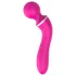 Lonely 2in1 - masāžas un G-punkta vibrators ar 3 uzgaļiem rozā