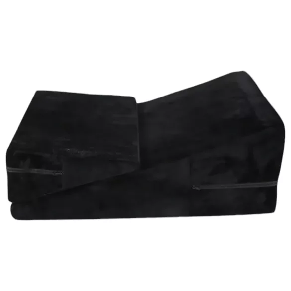 Desirel Magic Pillow ķīļveida seksa spilvenu komplekts - mazs + liels (melns)