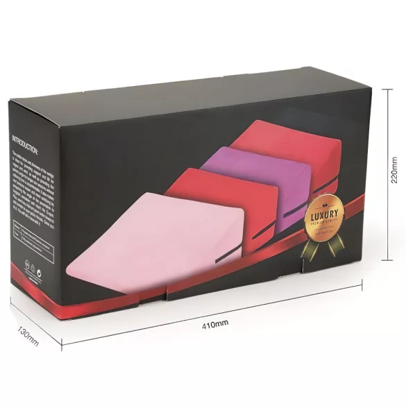 Desirel Magic Pillow ķīļveida seksa spilvenu komplekts - mazs + liels (melns)