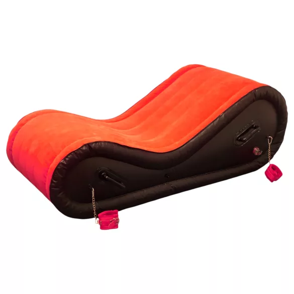 Magic Pillow - piepūšams BDSM mēbeles ar roku dzelžiem liels sarkans