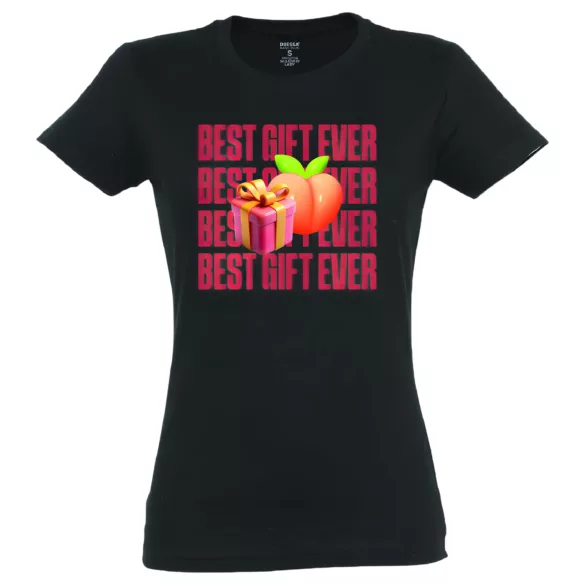 Best Gift Ever - sieviešu T-krekls melns - XL