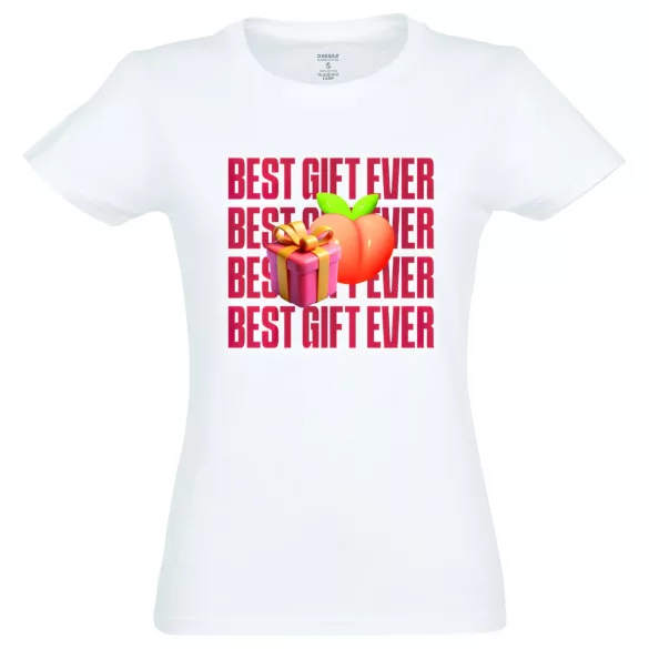 Best Gift Ever - sieviešu T-krekls balts - XXL