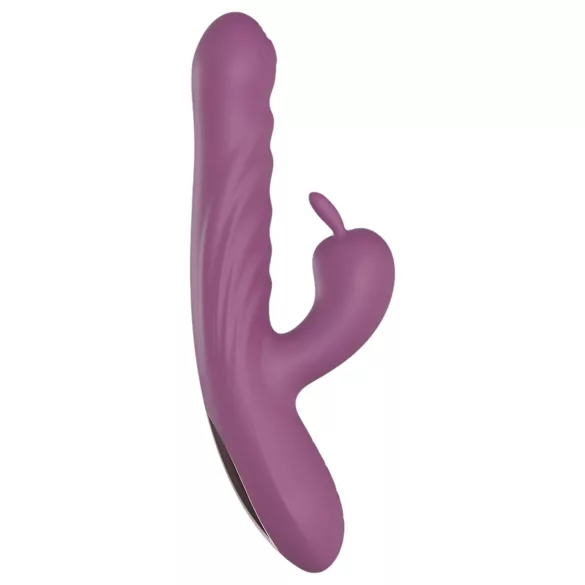 Funny Me Rabbit Bunny - uzlādējams, stumjošs klitora rociņas vibrators (violets)