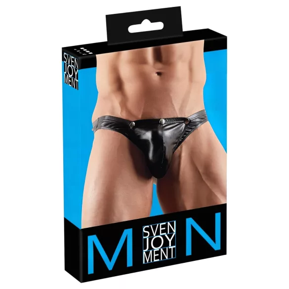 Svenjoyment - Aizsprādzējamas stringbiksītes vīriešiem (melnas)