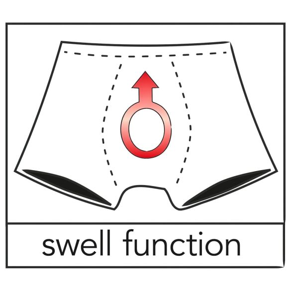 Noņemama stringa veļa vīriešiem (melna)