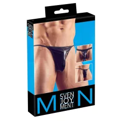   Svenjoyment - vīriešu tanga biksīšu komplekts melns 3 gab S-L