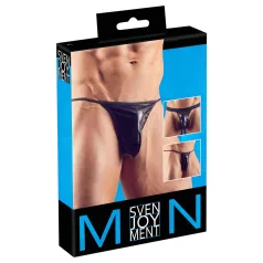   Svenjoyment - vīriešu tanga biksīšu komplekts melns 3 gab S-L