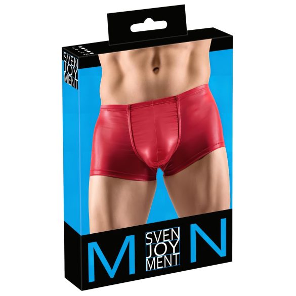 Svenjoyment - spīdīgi push-up bokseršorti (sarkani) - 2XL