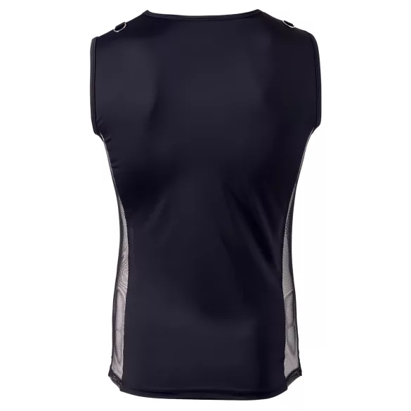 Svenjoyment - vīriešu krekls ar mežģīnēm melns