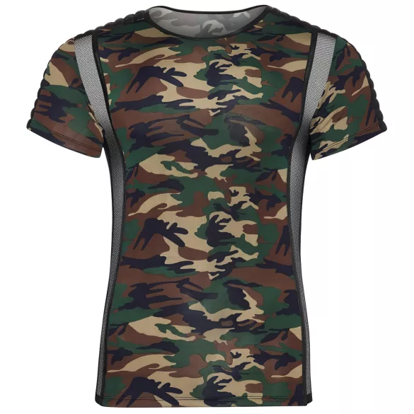 NEK - kamuflāžas vīriešu T-krekls (zaļš-brūns) - 2XL