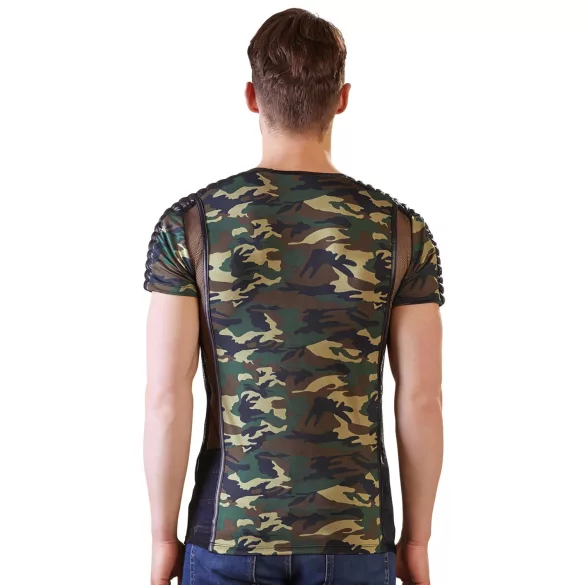 NEK - kamuflāžas vīriešu T-krekls (zaļš-brūns) - 2XL