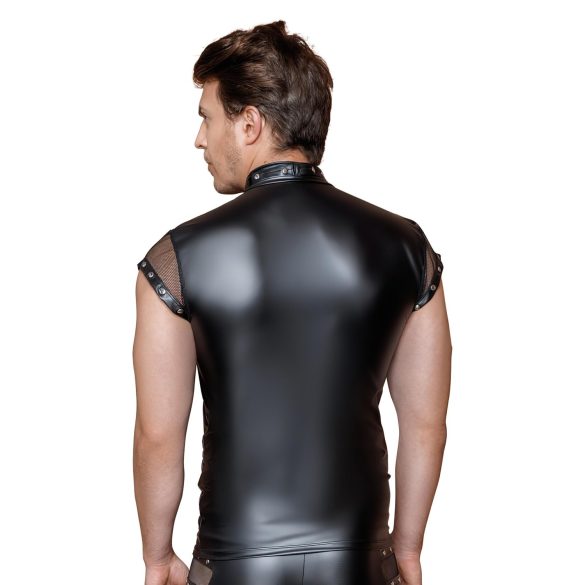 NEK - kniedēts, tīklveida vīriešu tops (melns)