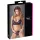 Cottelli - mežģīņu krūštura komplekts ar ziediem violets - M