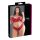 Cottelli Plus Size - maigs mežģīņu krūštura komplekts (sarkans) - 4XL