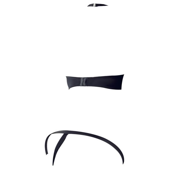 Cottelli - sieviešu apakšveļas komplekts ar metāla gredzeniem melns - 85B/L