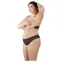 Cottelli plus size krūštura komplekts ar pērlītēm melns - 2XL