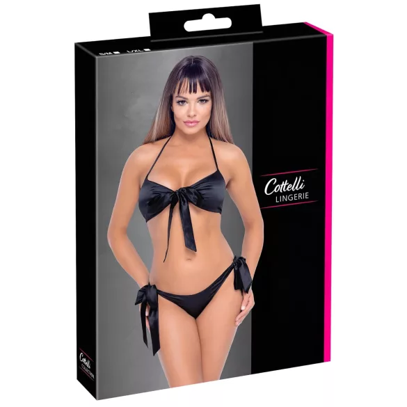 Cottelli - bikini krūštura komplekts (melns)