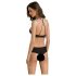 Passion Eco Kerria - mežģīņu bikini komplekts (melns) - L/XL