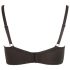 Cottelli Plus Size - atbalstošs krūšu paaugstinātājs (melns) - 95E